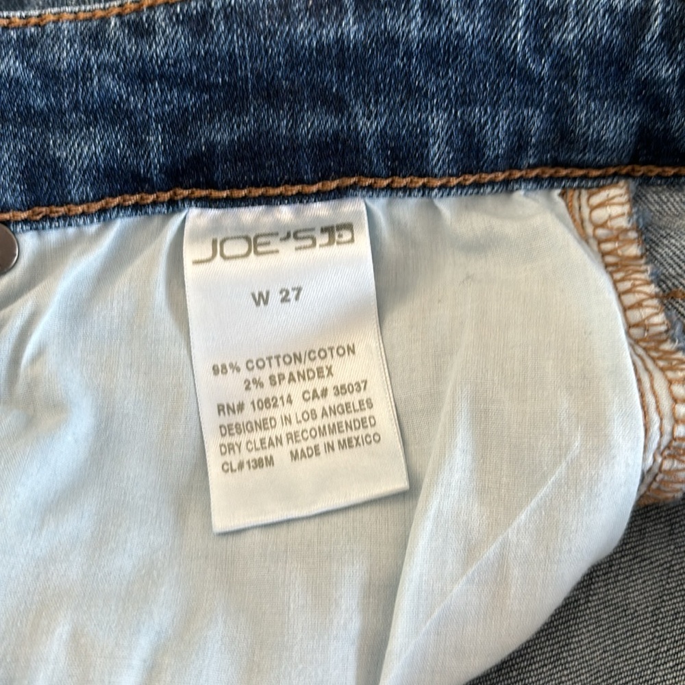 Joes Jeans Denim Mini Skirt With Raw Edge - Picture 6 of 6